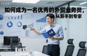 如何成为一名优秀的外贸业务员，从新手到专家-柯南聊项目