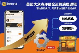 美团大众点评最全运营底层逻辑,落地就能执行,助商家快速提升店铺业绩-柯南聊项目