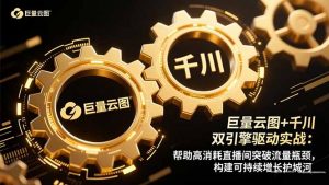 巨量云图+千川双引擎驱动实战：帮助高消耗直播间突破流量瓶颈，构建可…-柯南聊项目