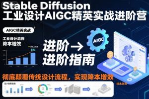 Stable Diffusion工业设计AIGC精英实战进阶营，彻底颠覆传统设计流程，实现降本增效-柯南聊项目