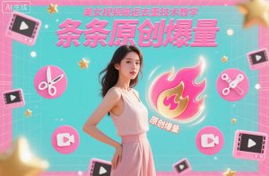 美女视频搬运去重技术教学，条条原创爆量-柯南聊项目