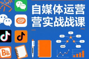 自媒体运营实战课，掌握一套系统的自媒体运营底层方法论，成为优秀的内容创作者-柯南聊项目