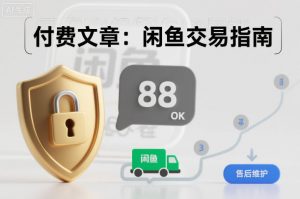 付费文章：闲鱼交易指南，怎么才能降低被坑被马扁的概率-柯南聊项目