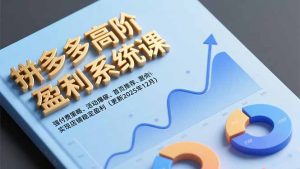 拼多多高阶盈利系统课，强付费策略、活动爆破、首页推荐，实现店铺稳定盈利(更新12月-柯南聊项目