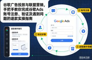 谷歌广告投放与联盟营销，手把手教你完成谷歌Ads账号注册、验证及遇到问题的退款实操指南-柯南聊项目