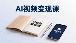 AI视频变现课,学完即可创作短片、接商单,实现副业增收,单项目报价可达千元-柯南聊项目