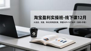 淘宝盈利实操班-线下课12月，从选品、流量、转化到渠道拓展，掌握SOP+12门技术(音频+字幕-柯南聊项目