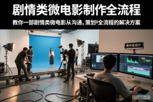 剧情类微电影制作全流程，教你一部剧情类微电影从沟通，策划到拍摄制作全流程的解决方案-柯南聊项目