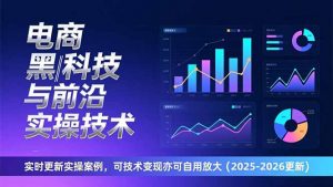 电商黑科技与前沿实操技术:实时更新实操案例,可技术变现亦可自用放大(2026更新-柯南聊项目