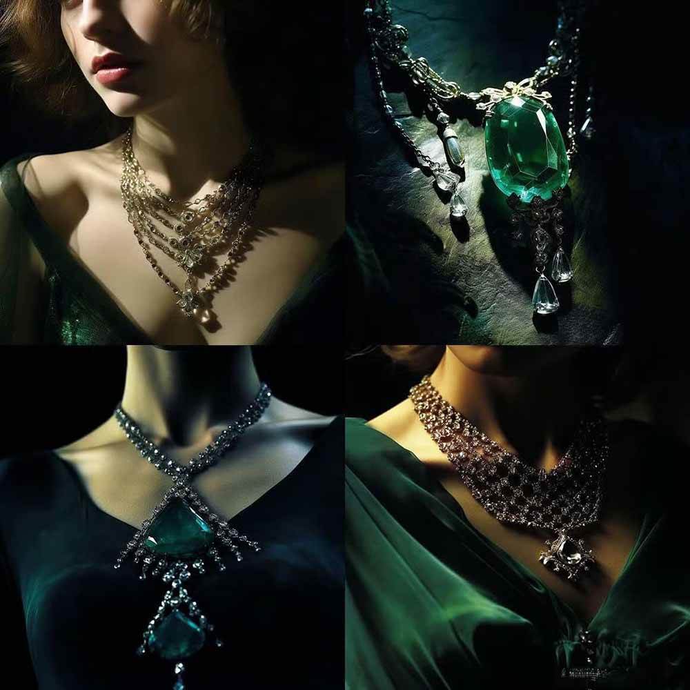 图片[2]-463个Midjourney珠宝摄影提示词：覆盖全品类珠宝，AI设计秒出专业效果-柯南聊项目