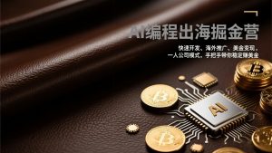 AI编程出海掘金营：快速开发、海外推广、美金变现，一人公司模式，手把手带你稳定赚美金-柯南聊项目