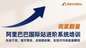 阿里巴巴国际站进阶系统培训,实战干货、强可落地、全链路拆解,实现月均询盘量翻倍-柯南聊项目