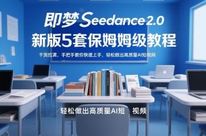 即梦Seedance2.0新版5套保姆级教程，干货拉满，手把手教你快速上手，轻松做出高质量AI短视频-柯南聊项目