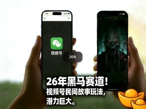 26年黑马赛道，视频号民间故事类玩法，潜力巨大，每日收益超5张-柯南聊项目