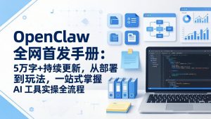 OpenClaw 全网首发手册：5万字+持续更新，从部署到玩法，一站式掌握 AI 工具实操全流程-柯南聊项目