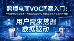 跨境电商VOC洞察入门：从海量评论中挖掘用户未被满足的需求，用数据驱动产品迭代与增长-柯南聊项目