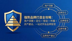 强势品牌打造全攻略：用户洞察 + 定位 + 塑造 + 传播 + 资产建设，一站式学会品牌管理-柯南聊项目