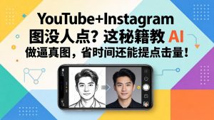 YouTube+Instagram图没人点？这秘籍教 AI 做逼真图，省时间还能提点击量-柯南聊项目