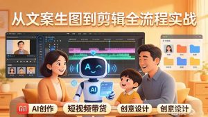 原创 AI 剧情短视频带货:AI+家庭剧情+带货广告,从文案生图到剪辑全流程实战-柯南聊项目