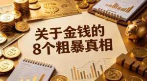 某公众号付费文章:关于金钱的8个粗暴真相-柯南聊项目